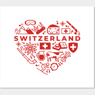 Switzerland Posters and Art